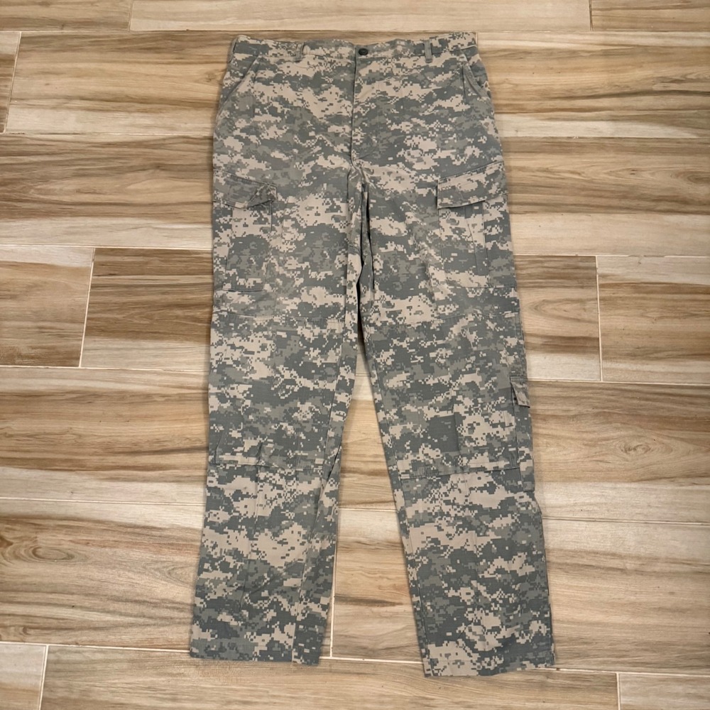 US Army Combat Uniform ACU Trousers UCP Digital Camo Cargo Pants Large X-Long